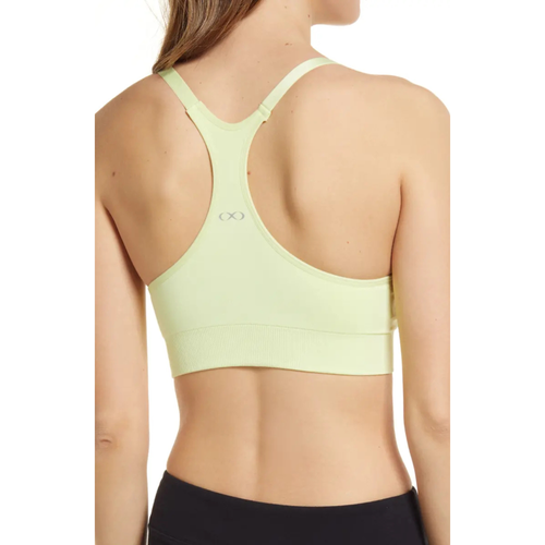 Modern Eternity Maternity Chelsea Nursing Bra Racer Back In Green