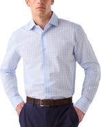 Robert Talbott Reynolds Check Cotton/Linen Shirt in Contemporary Fit