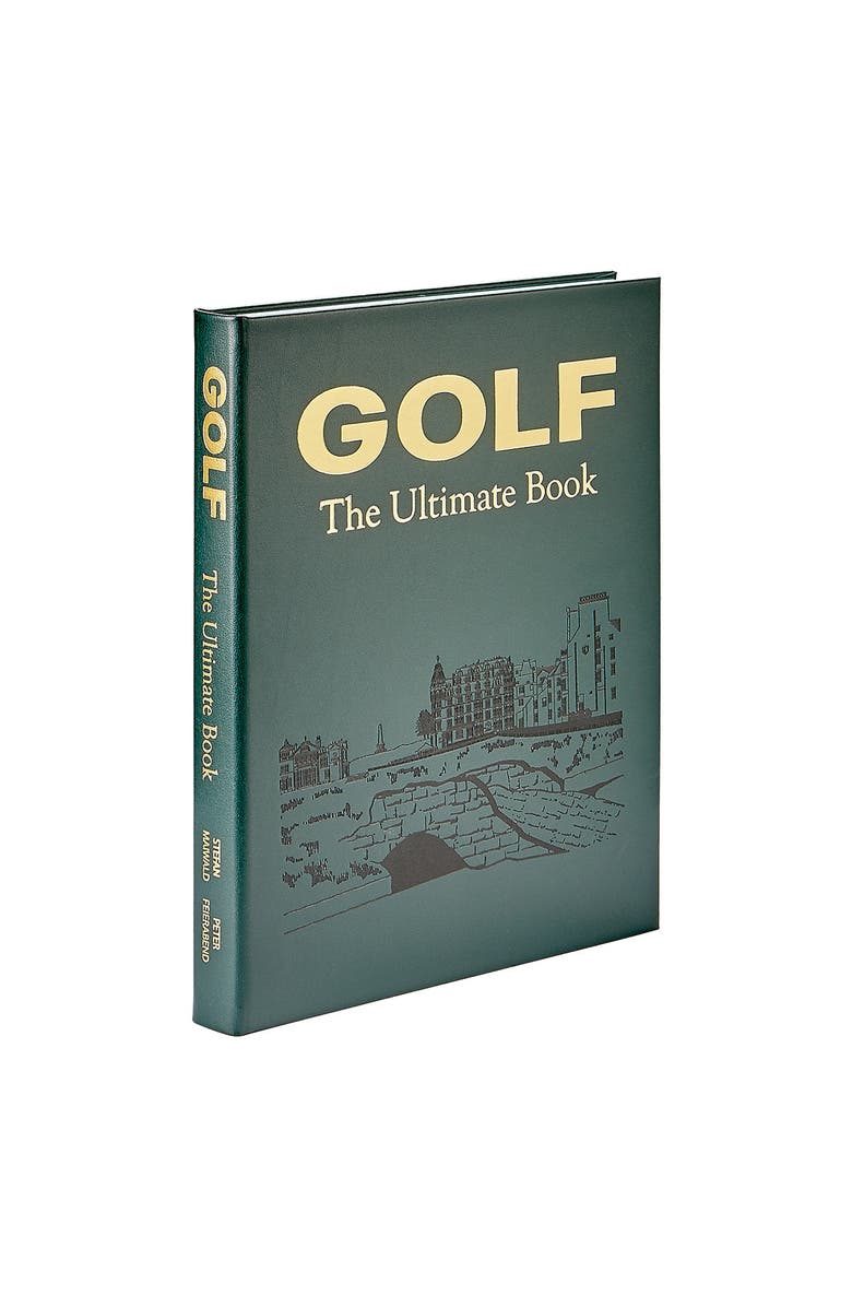 Graphic Image Golf The Ultimate Book Leather Coffee Table Book, Alternate, color, Green
