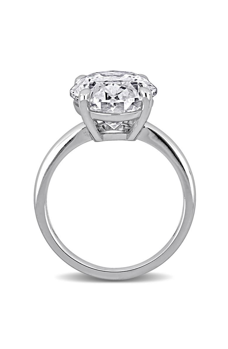 Julianna B. 7 CTW Lab-Grown Diamond Oval Solitaire Ring 14k, Alternate, color, White Gold