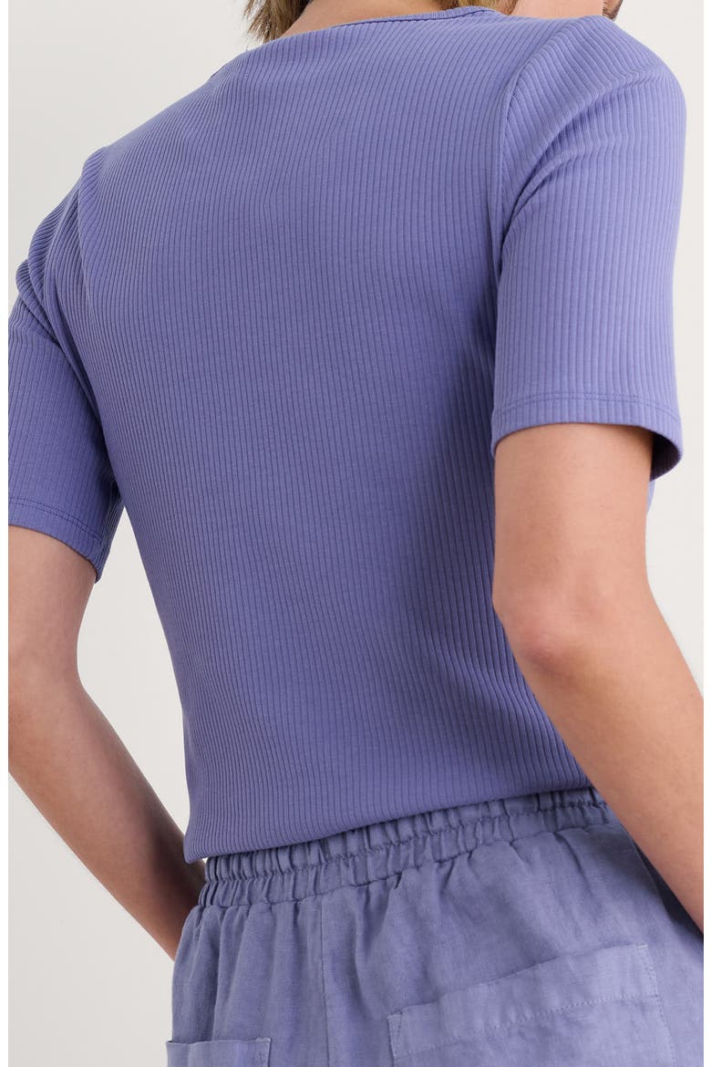 Gorse Lane Rib Shirt, Alternate, color, BILBERRY