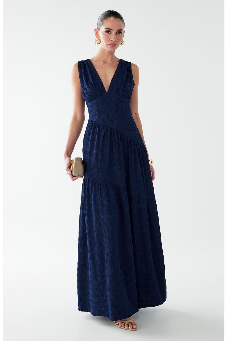 Laney Maxi Dress, Alternate, color, Navy Blue