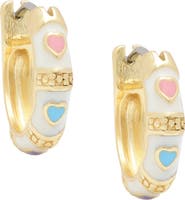 Lily Nily Kids' Heart Hoop Earrings