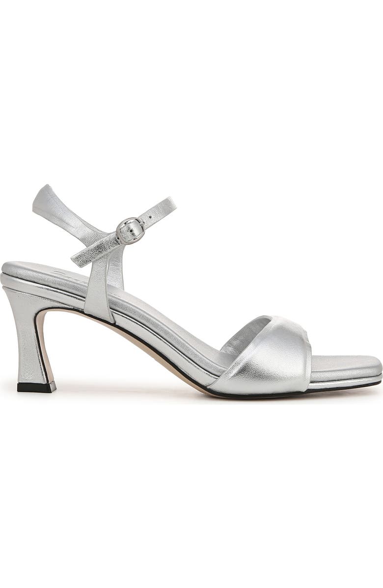 27 EDIT Naturalizer Grace Ankle Strap Sandal, Alternate, color, Silver Leather