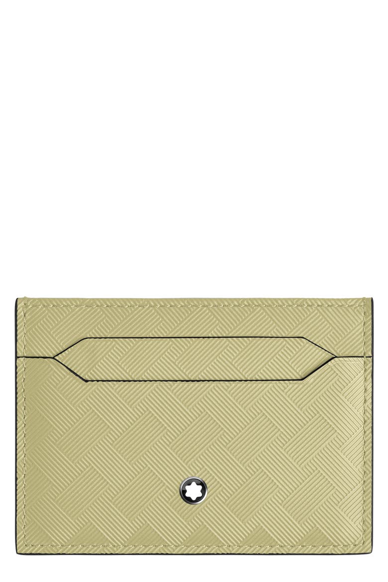 Extreme 3.0 Leather Card Holder, Main, color, GREEN