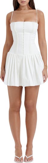 house of cb MARCY ドレス HOUSE OF CB Marcy Pintuck Corset BodiceMinidress | Nordstrom