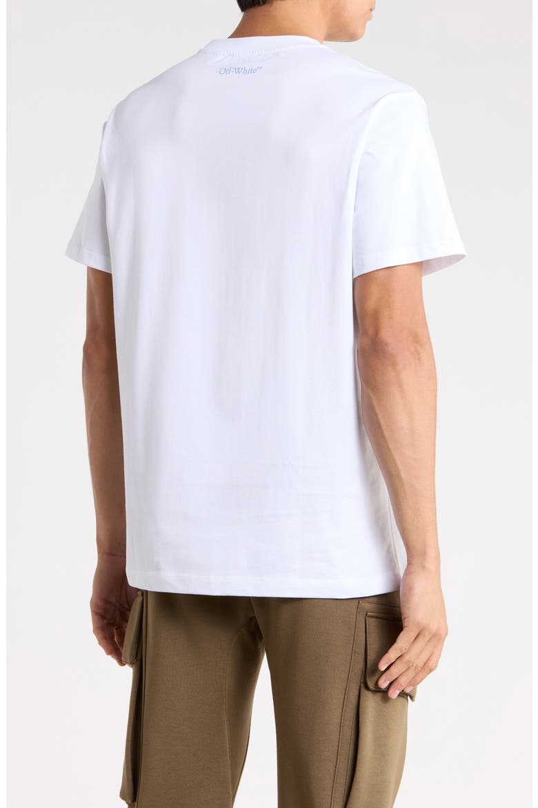 Single Arrow Slim Graphic T-Shirt, Alternate, color, WHITE