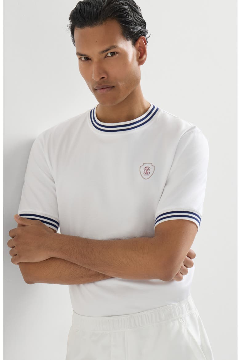 Jersey T-shirt, Alternate, color, White