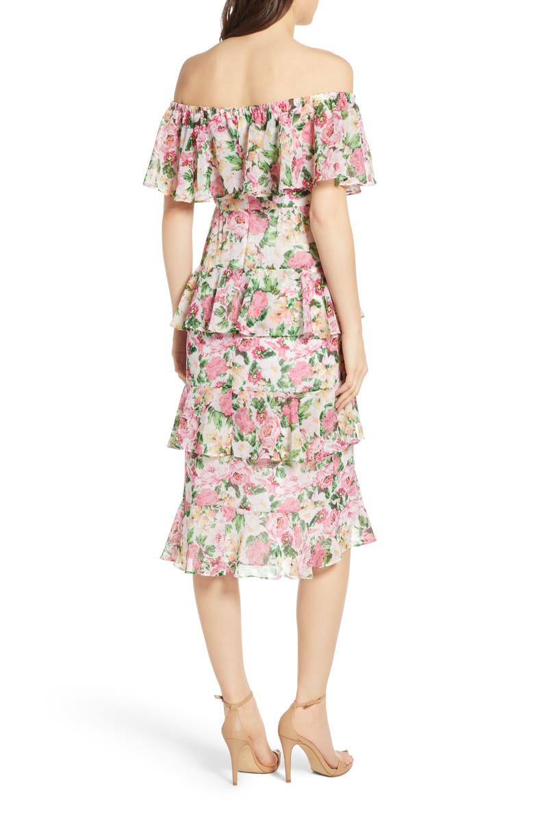 WAYF Off the Shoulder Midi Dress, Alternate, color,