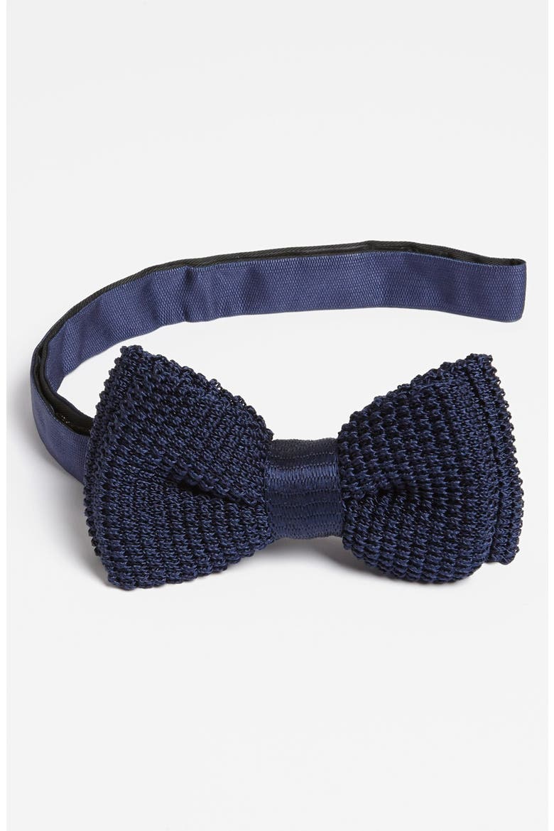Silk Bow Tie, Main, color, BLUE