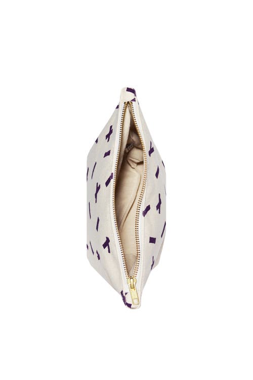 Dance Happy Sprinkles Cosmetic Bag In Italian Plum