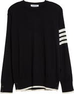 【送料&関税込】Thom Browne Virgin Wool Crew-neck Sweater Thom Browne Virgin Wool Crewneck Sweater | Nordstrom