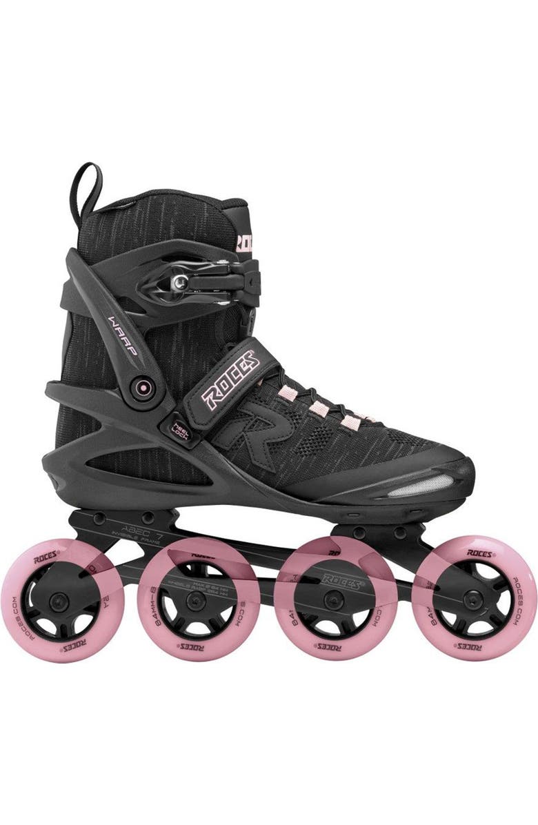 Roces Warp Thread TIF Womens Inline Skates, Main, color, Black/Pink