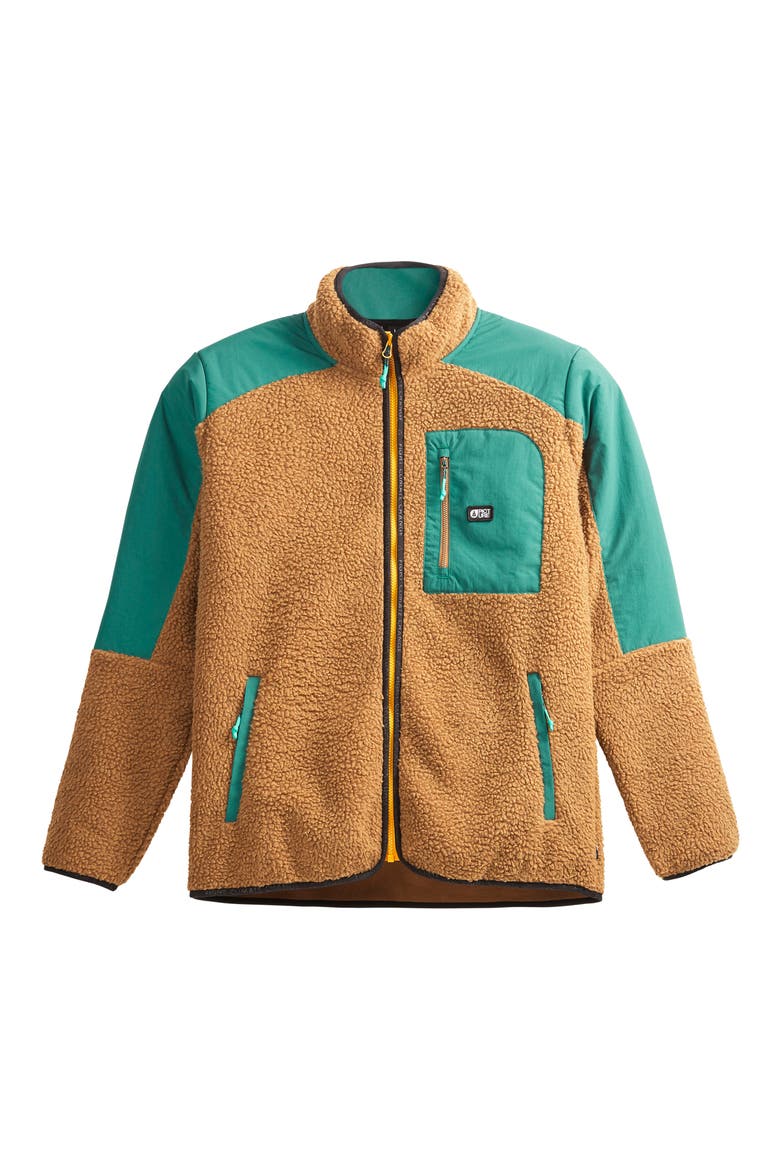 Quilchena Fleece Jacket, Alternate, color, CHOCOLATE-BAYBERRY