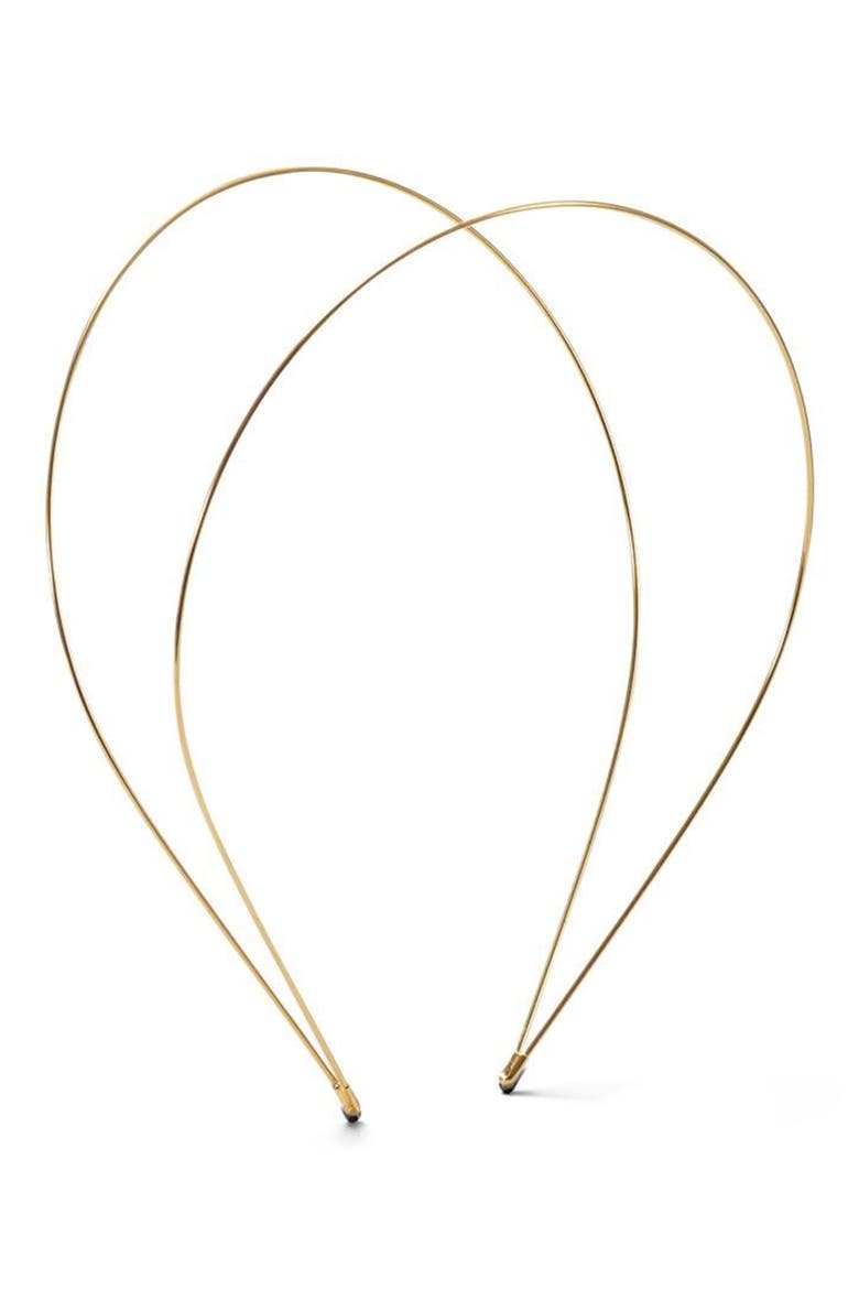 Vera Double Row Headband, Main, color, GOLD