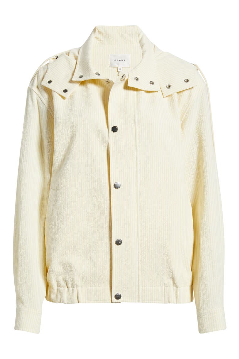The Seersucker Track Jacket, Alternate, color, LEMON MULTI