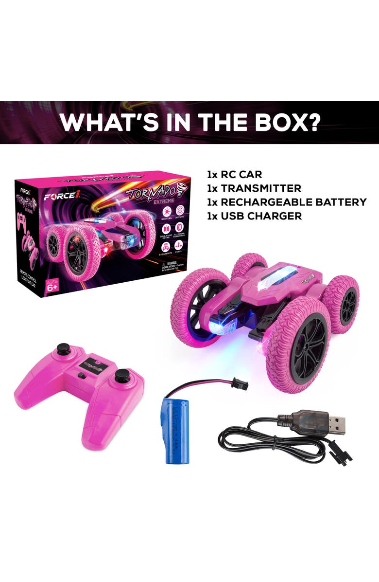 USA Toyz Tornado Extreme RC Car, Alternate, color, Pink