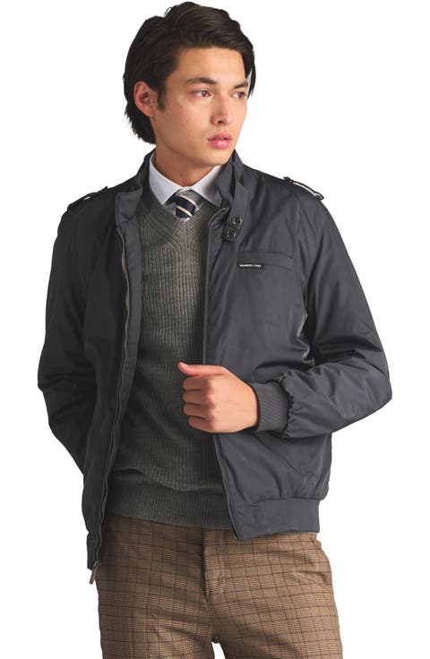 Men's Heavy Iconic Racer Quilted Lining Jacket (Slim Fit)