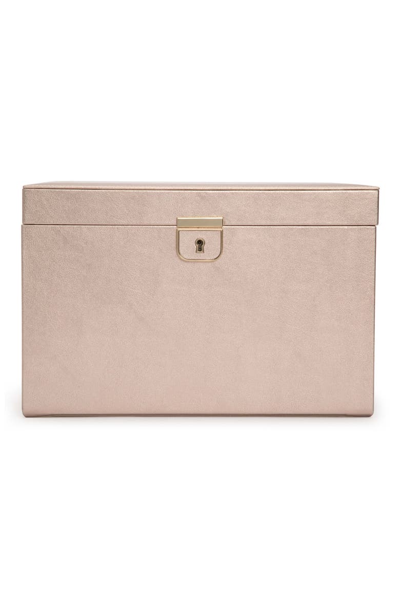 Palermo Large Jewelry Box, Main, color, ROSE GOLD