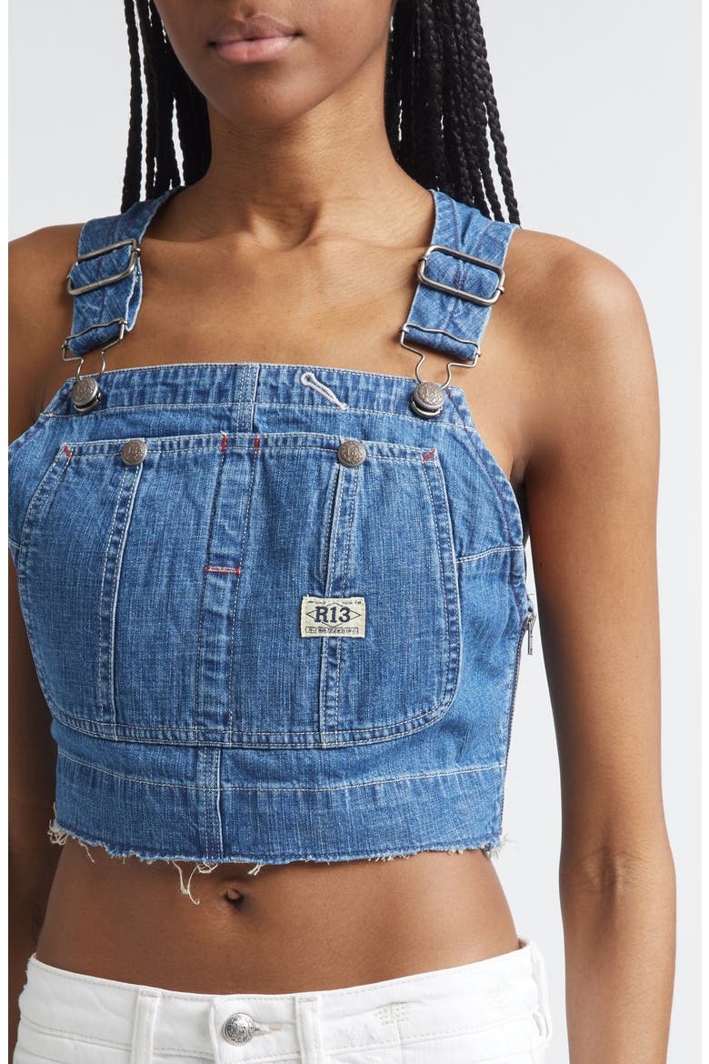 Overall Bib, Alternate, color, NOISE BLUE
