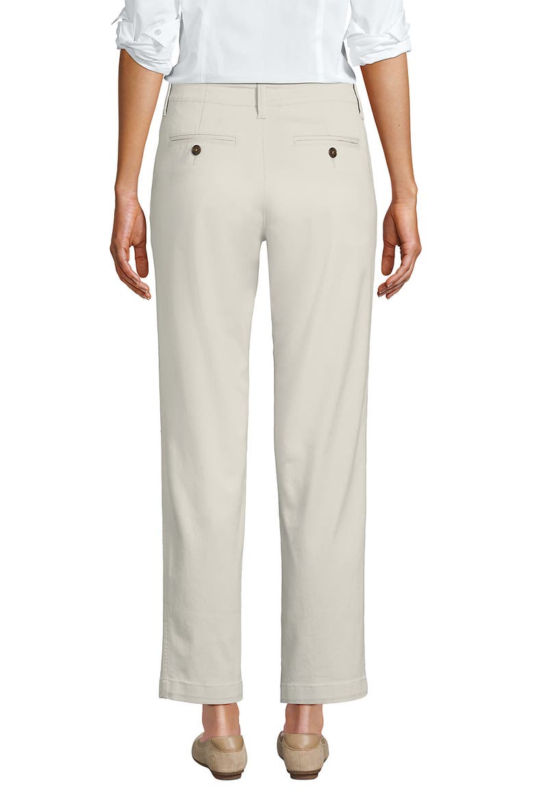 Mid Rise Classic Straight Leg Chino Ankle Pants, Alternate, color, Light Stone