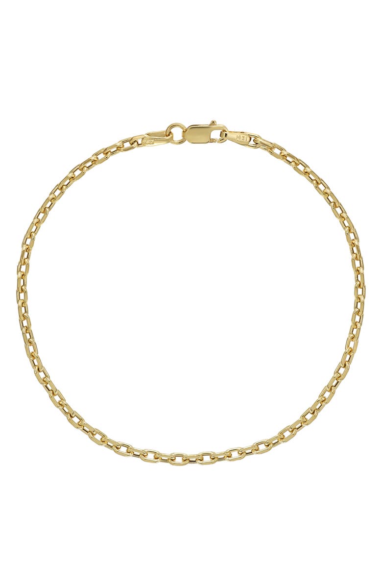 Bony Levy Men's 14K Gold Link Bracelet, Main, color, 