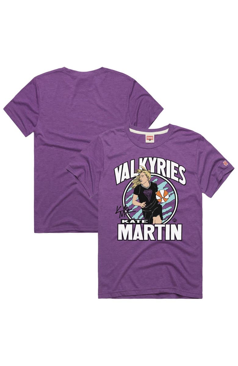 Homage Unisex Homage Kate Martin Violet Golden State Valkyries Signature T-Shirt, Main, color, Violet