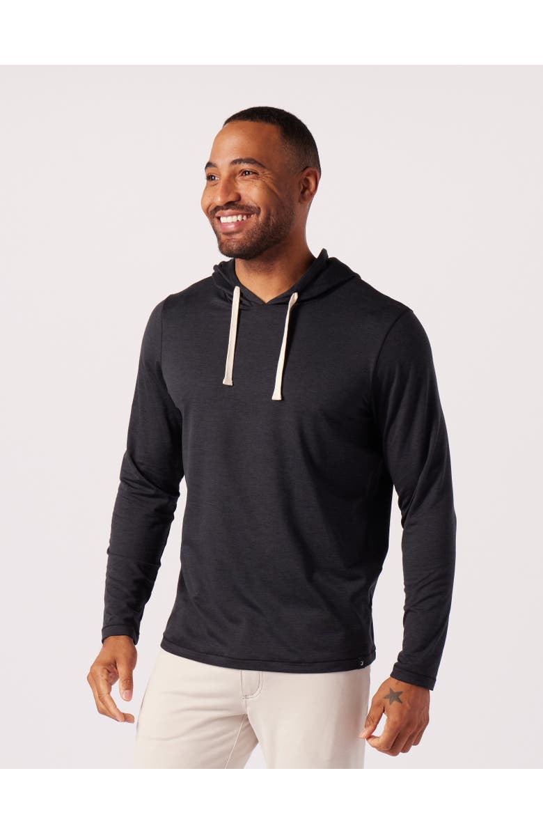 GLYDER Bedford Hoodie, Main, color, Jet Black Marble