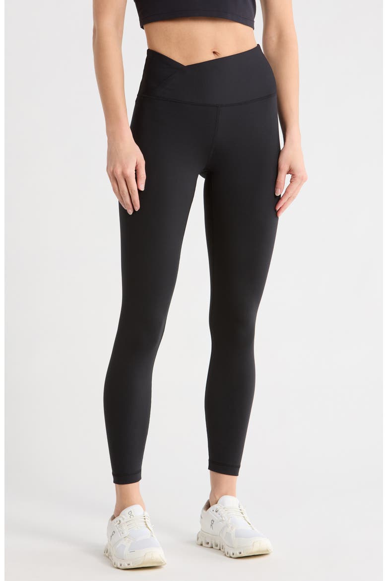 WonderLink Rib Nola Leggings, Main, color, BLACK