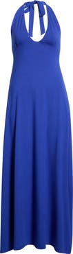 PacSun Alexa Plunge Halter Neck Midi Dress