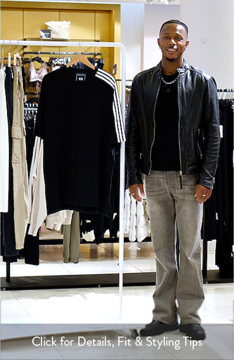 M 3S Stripe Crewneck Cotton T-Shirt, sales video thumbnail