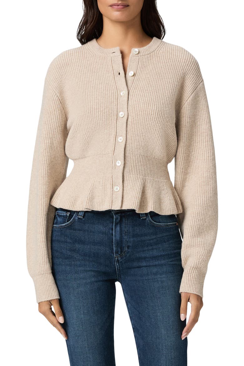 Roslin Wool Blend Peplum Cardigan (Women) | Nordstromrack