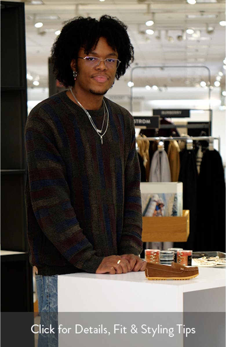 Kids' Antton Moc Toe Driving Loafer, sales video thumbnail