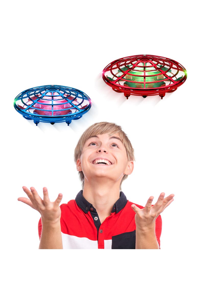 Scoot Duo Hand Operated Drone - 2pk, Main, color, Blue, Red