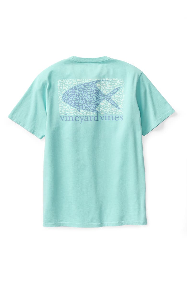 Big & Tall Tarpon Whale T-Shirt, Main, color, AQUA HAZE