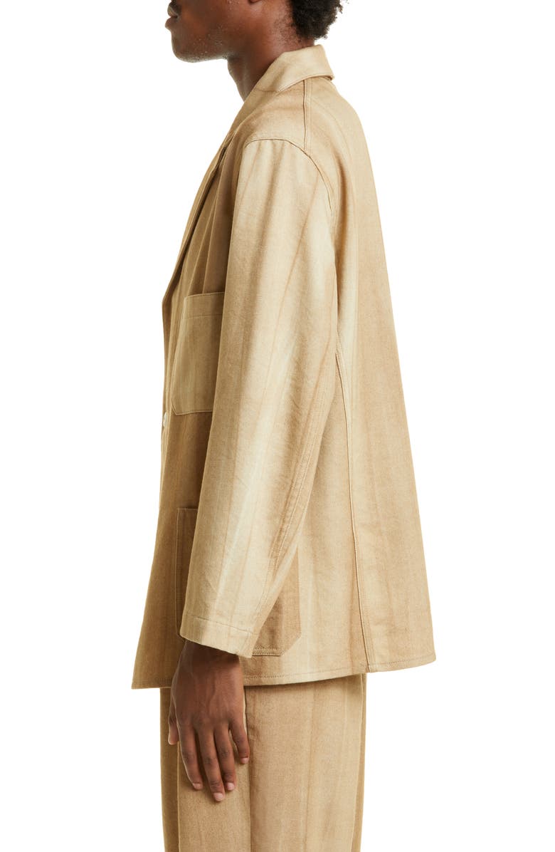 BEAMS 3B Work Madra Dye Wool Blend Jacket, Alternate, color, 