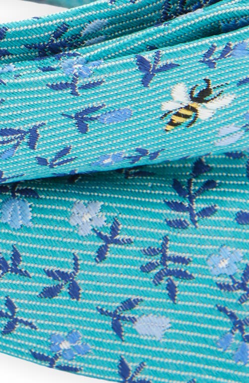 NORDSTROM NORDSTROM KIDS' SOUTH FLORAL SILK BLEND PRE-TIED BOW TIE
