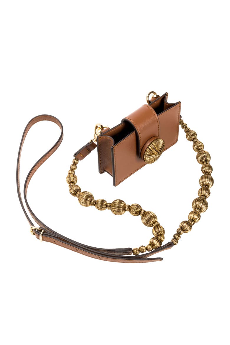 Alessa Camello Card Holder, Alternate, color, Camello