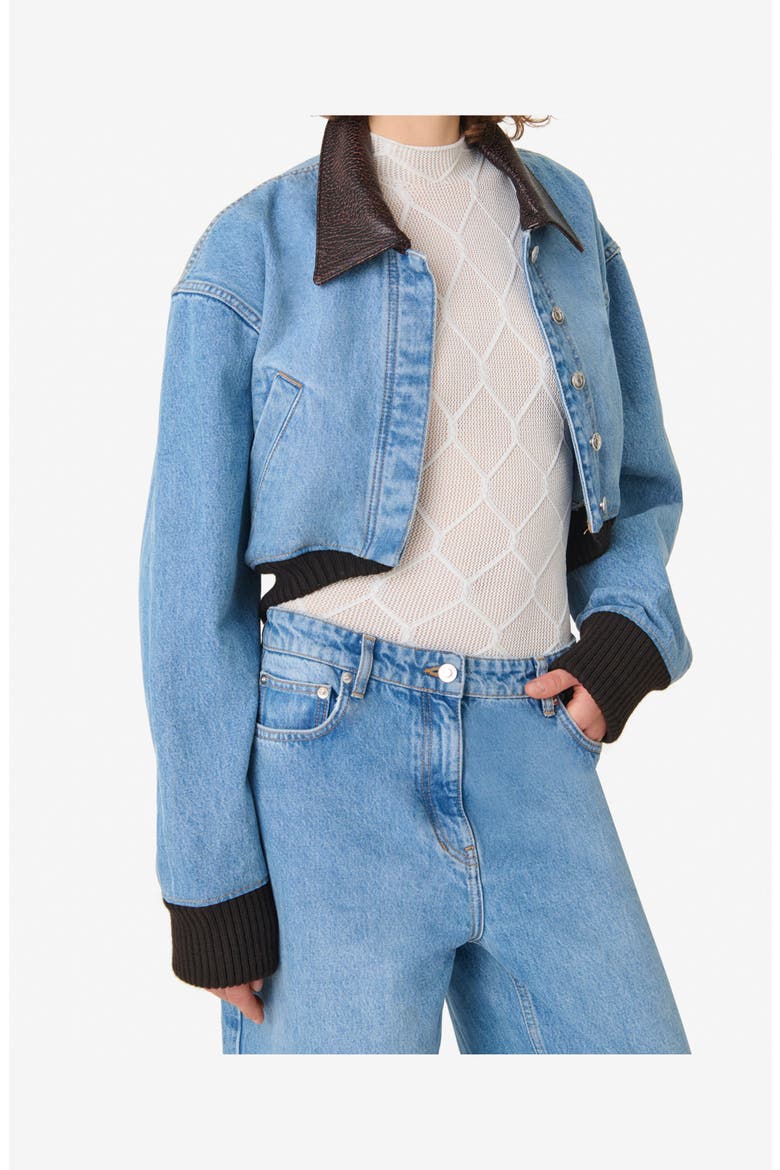 The Audace Denim Jacket, Alternate, color, 80'S DENIM