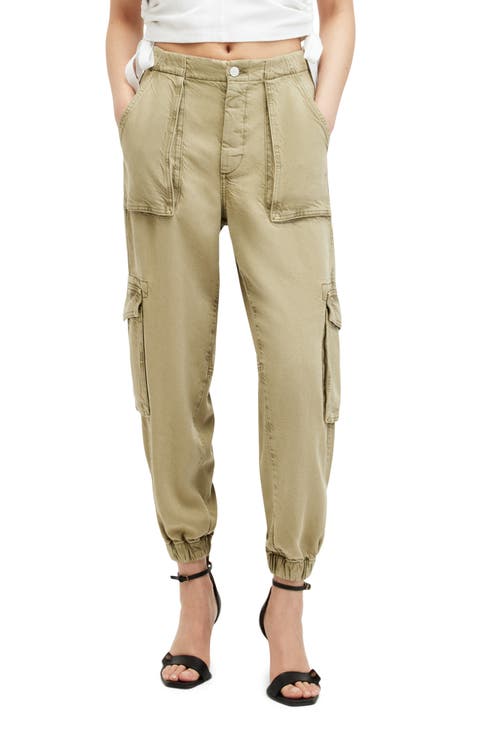 Frieda Twill Cargo Joggers