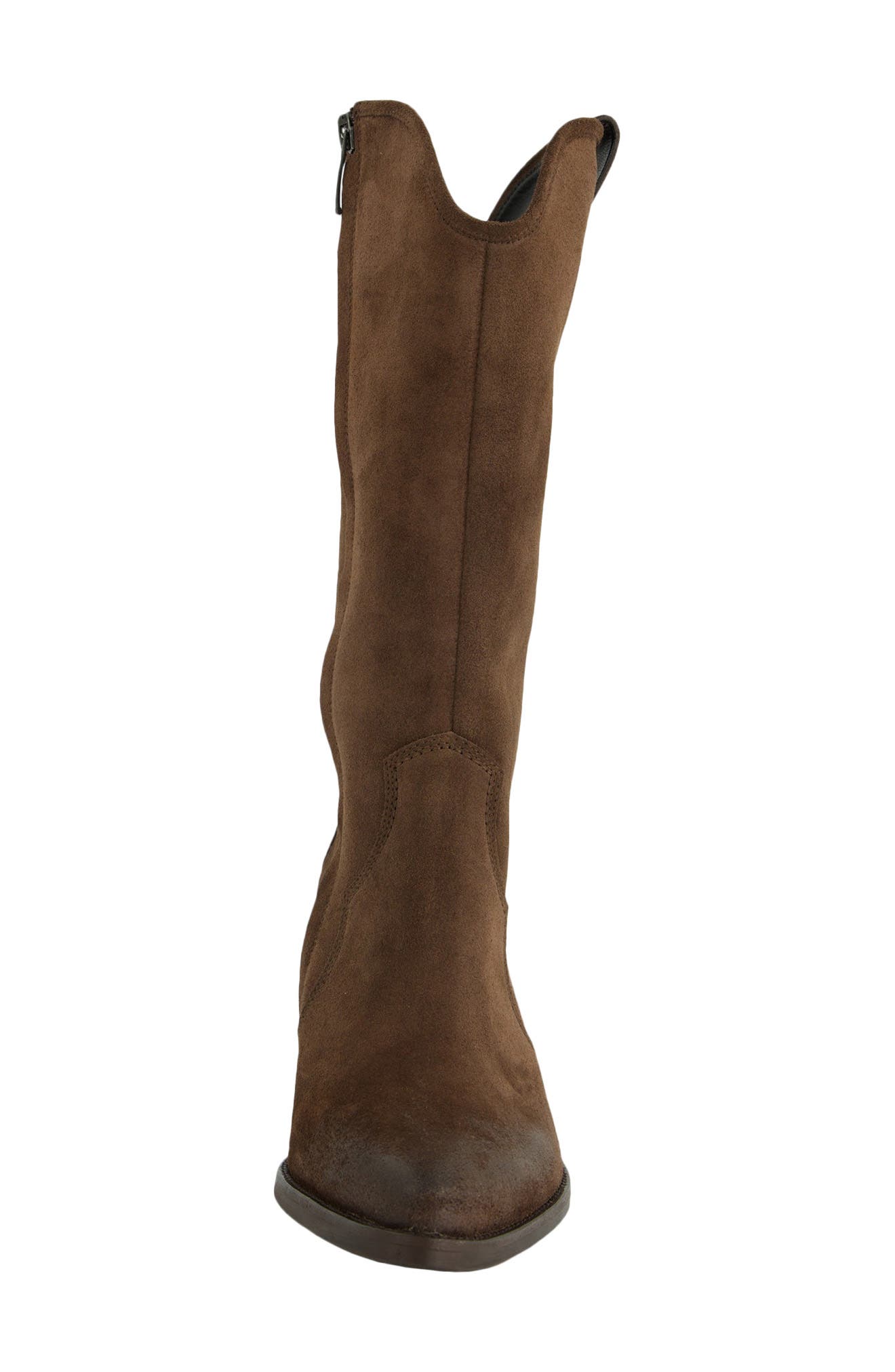 Easton Western Boot, Alternate, color, WOOD SOFT SUEDE