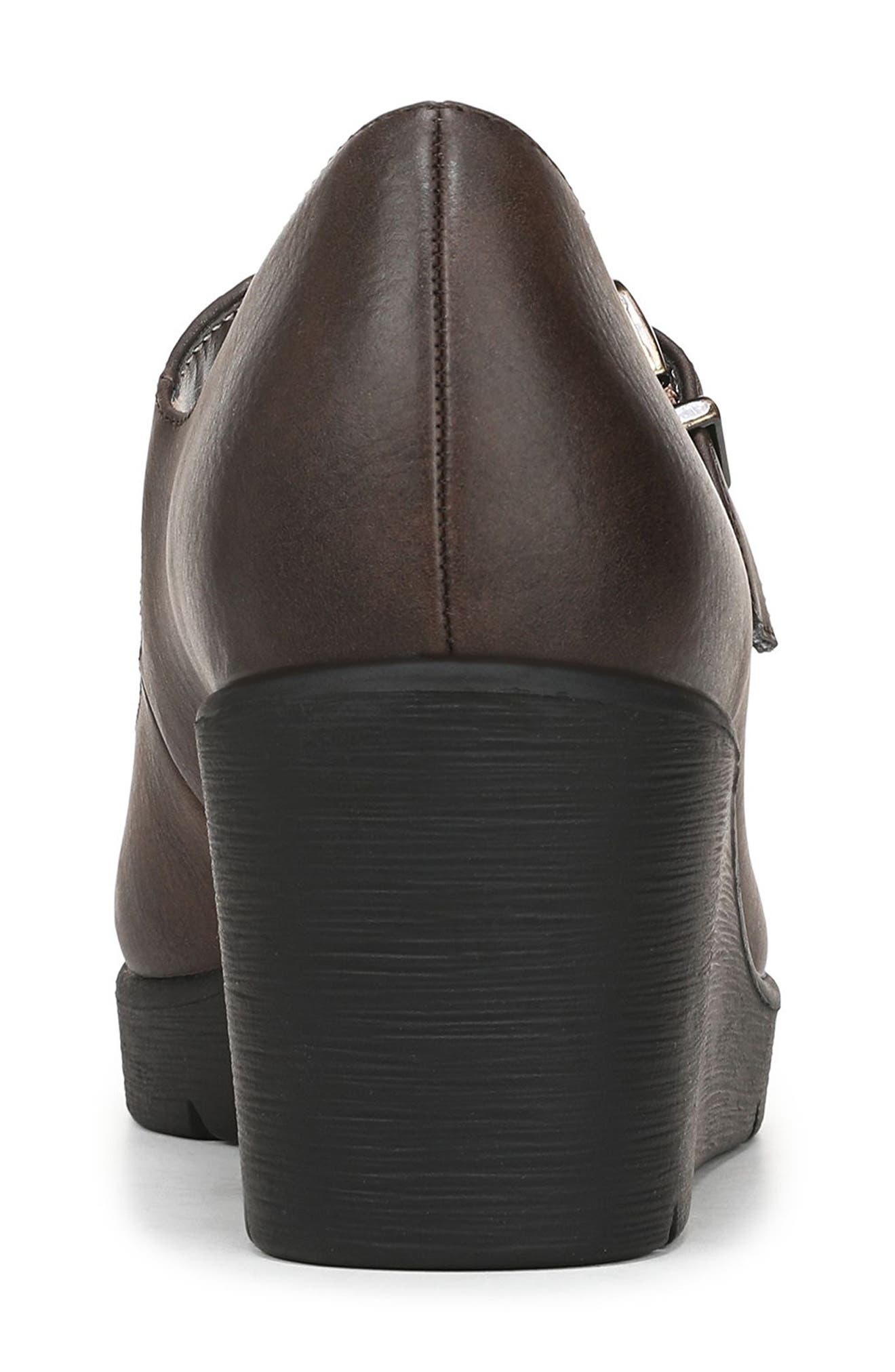 SOUL NATURALIZER Adore Mary Jane Wedge Pump, Alternate, color, Chocolate Brown Faux Leather