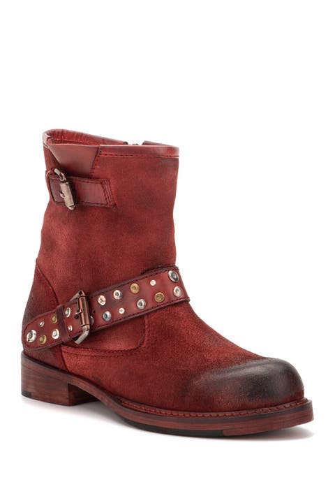 Miriam Studded Leather Boot