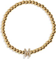 BaubleBar Pisa Pavé Initial Bracelet
