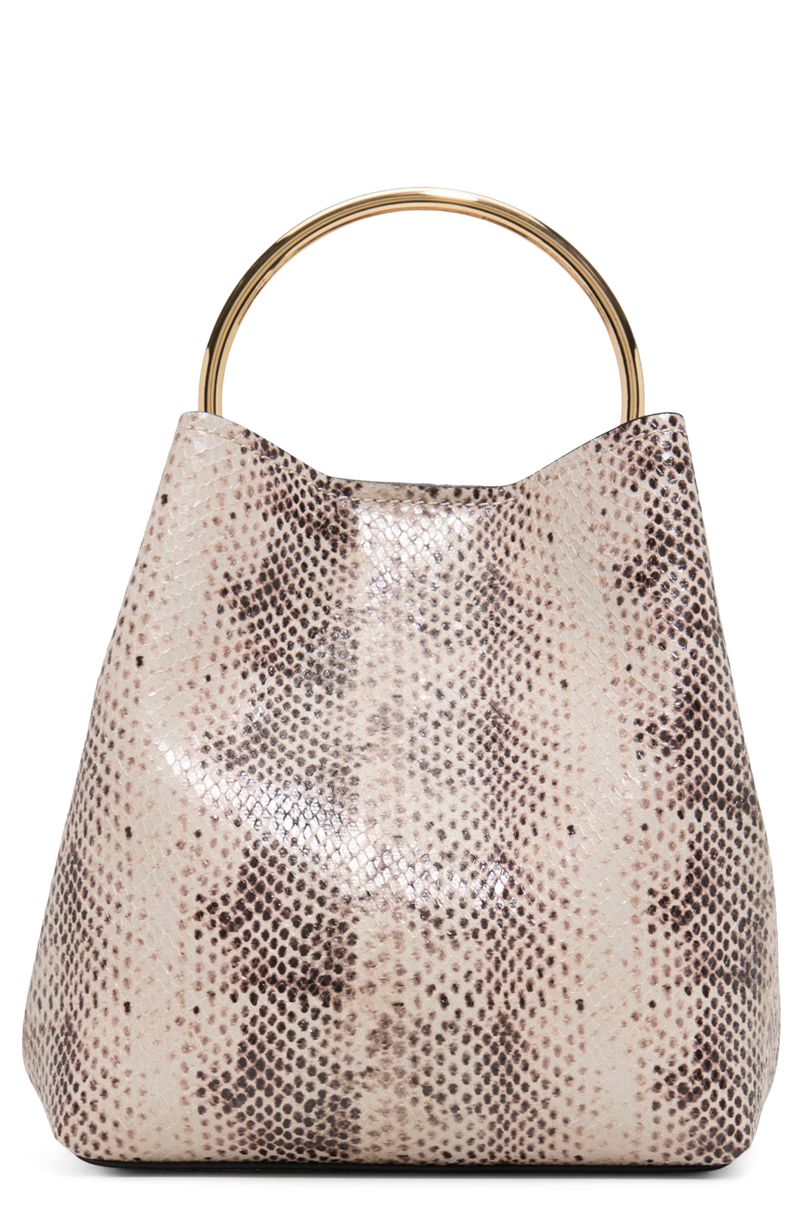 Reveille Faux Leather Bucket Bag