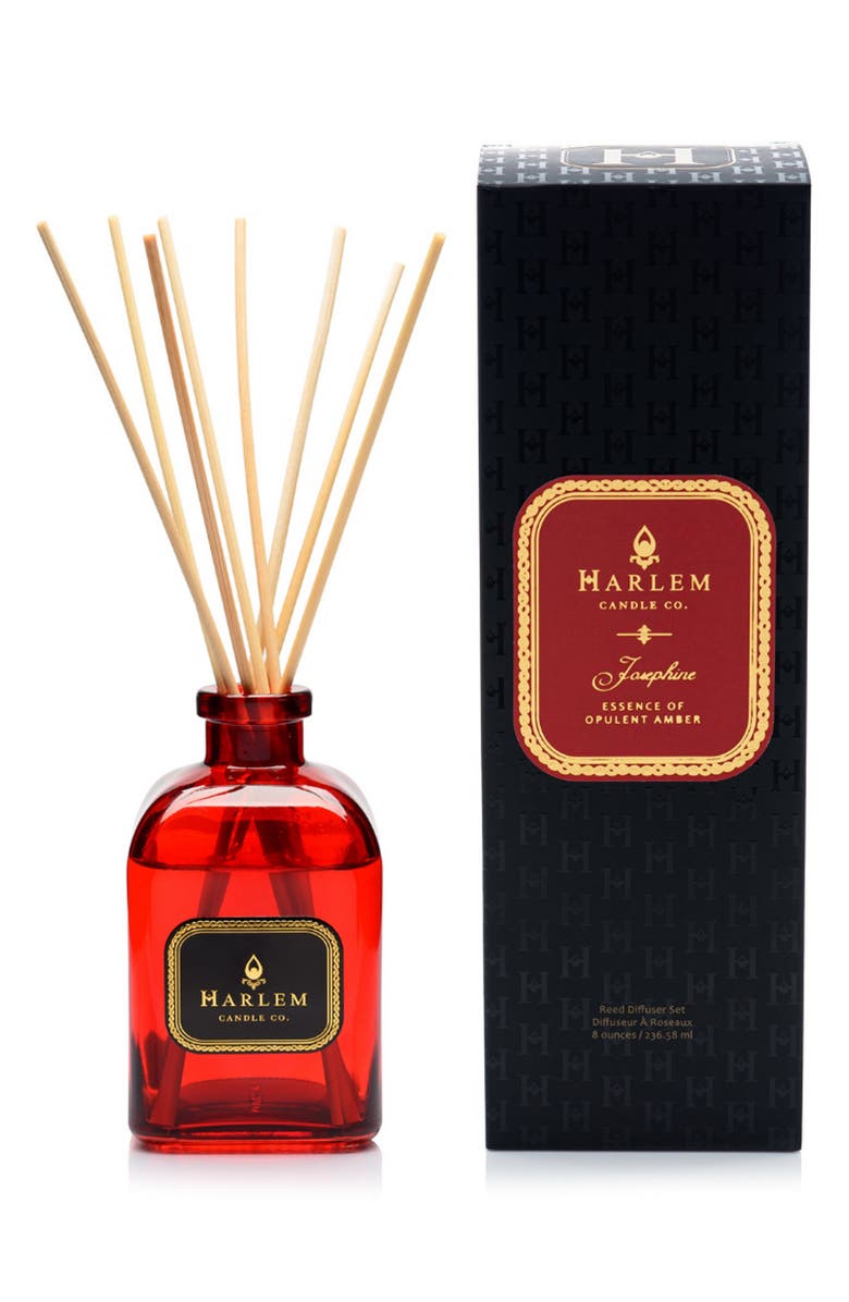 Harlem Candle Co. Josephine Luxury Reed Diffuser, Main, color,