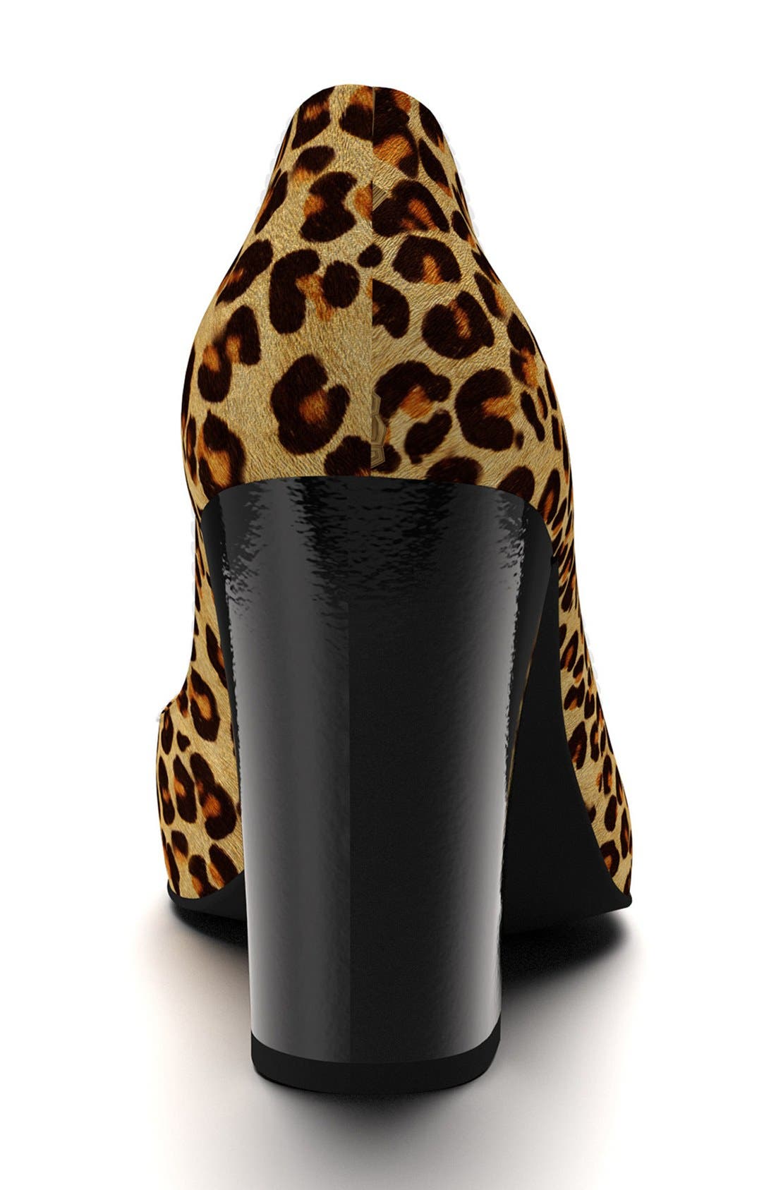 Leopard Genuine Calf Hair Pump, Alternate, color, DARK LEOPARD HAIR