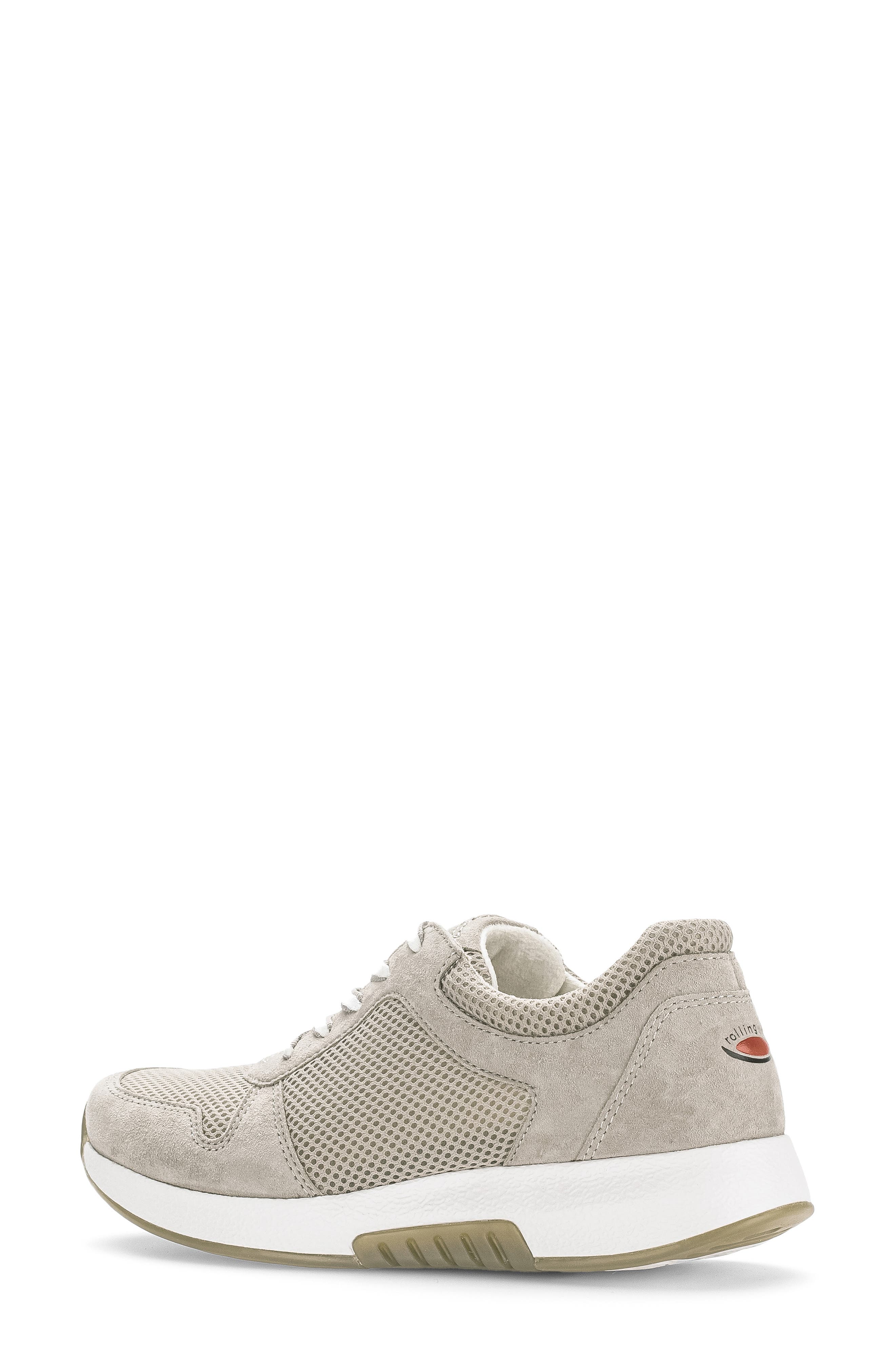Gabor Mesh Sneaker, Alternate, color, Puder