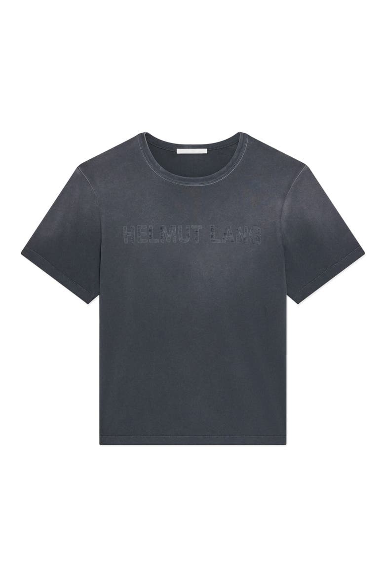 Corduroy Logo Cotton T-Shirt, Alternate, color, STEEL GREY