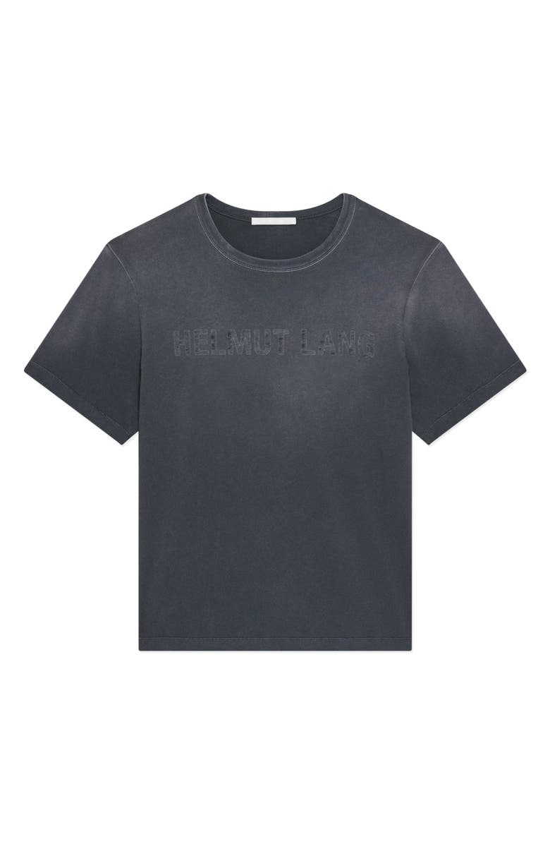 Helmut Lang Corduroy Logo Cotton T-Shirt, Alternate, color,